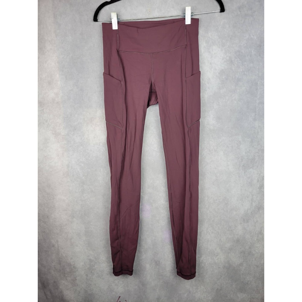 Lululemon Align High Rise Pocket Leggings Plum Size 4